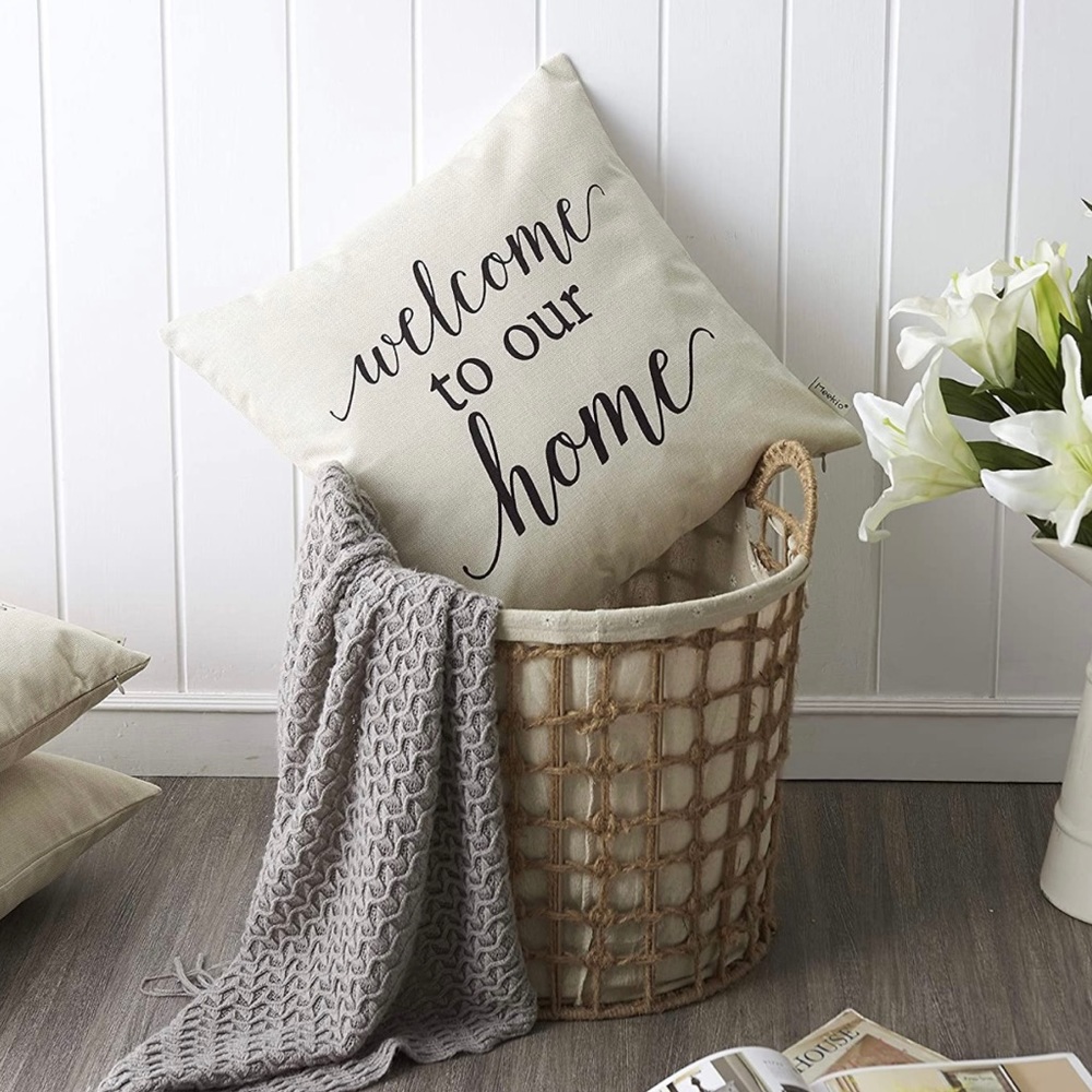 FARMHOUSE STYLE PILLOW COVER 18x18